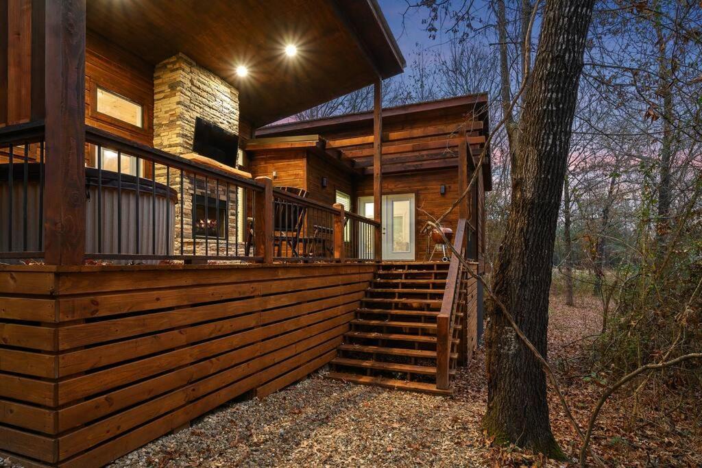 Diamond Cabin W/ Jet Shower & Secluded Back Deck! Broken Bow Ngoại thất bức ảnh